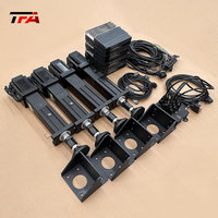 balap Sim empat sumbu g-force, D-BOX mengemudi dinamis silinder elektrik G5 Bracket Mount untuk permainan simulasi balap F1