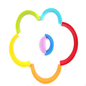 Arco Iris madera apilamiento juego juguete aprendizaje <span class=keywords><strong>la</strong></span> geometría bloques construcción juguetes educativos para niños - Product Image 4