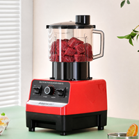 Robot culinaire électrique 3-en-1 étanche avec extracteur de jus, mixeur à viande et moulin à épices, doté d'une lame en acier inoxydable