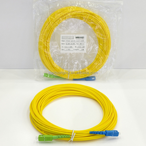 สายแพทช์ไฟเบอร์ออปติกแบบ Single Mode Simplex SC/APC ถึง SC/UPC ยาว 15 เมตร 9/125μm สีเหลือง สำหรับ FTTH จากโรงงานโดยตรง - Product Image 5