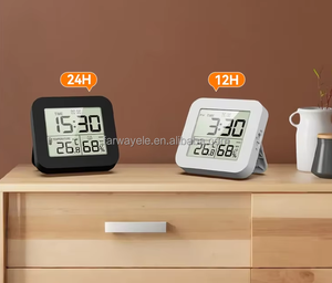 Pantalla LCD multifunción <span class=keywords><strong>Google</strong></span> <span class=keywords><strong>Timer</strong></span> Productividad Estudio Escritorio Temporizador para niños Temperatura Humedad Temporizadores de cocina digitales - Product Image 4