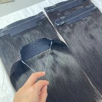 Usine en gros halo clip dans les extensions de cheveux 100 cheveux humains une pièce pour la perte de cheveux clairsemée