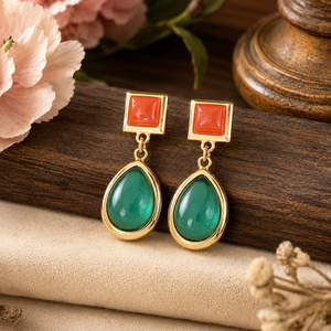 Orecchini a Goccia per Donne, Stile Vintage Elegante, Accessori per Orecchie da Indossare Quotidianamente - Product Image 3