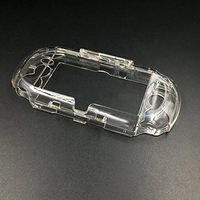 Coque en cristal NSLikey pour PS Vita PSV 1000, coque transparente, protection intégrale, coque de protection rigide