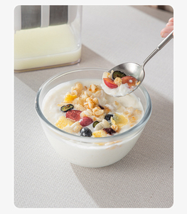 เครื่องทำโยเกิร์ตและที่กรอง Syh569 ปลอดสาร BPA ผลิตจากพลาสติก ใช้ซ้ำได้ พร้อมตะแกรงสแตนเลสละเอียดสำหรับครีมข้น เหมาะสำหรับใช้ในครัวเรือน - Product Image 2