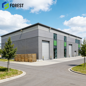 Construction de charpente en acier préfabriquée sur mesure pour appartements et entrepôts, bâtiment robuste, personnalisable et écoénergétique - Product Image 1