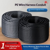 Servicio de Corte de Fundas Protectoras para Cables en Espiral, Material Importado, Certificado ISO9001, Resistente a la Abrasión y al Aceite Sintético, Larga Duración