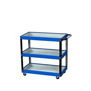 Carrito de tres niveles para tatuajes y belleza, almacenamiento conveniente, carrito multifuncional para el hogar, 700x350x760mm - Product Image 1