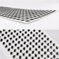 100 pièces/lot Yeux de leurre de pêche holographiques 3D 3/4/5/6/7/8 mm Leurres artificiels Simulation de globe oculaire DIY pour appâts de pêche à la mouche Yeux