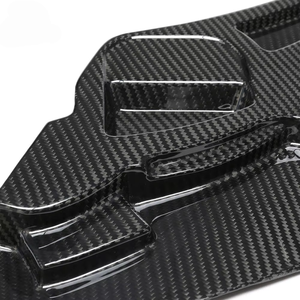 Panneau latéral de phare en fibre de carbone véritable, cache décoratif du compartiment moteur, accessoires de tuning sport pour BMW G80 G82 G87 M3 M4 - Product Image 3