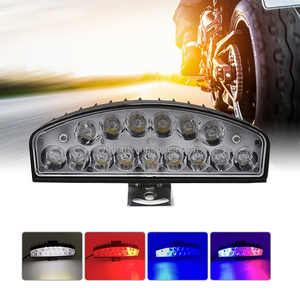 <span class=keywords><strong>MT</strong></span>-15LED-15W 15LED Luz Intermitente Roja y Azul para Motocicleta <span class=keywords><strong>Modificada</strong></span> con LED Externo Ultra Brillante - Product Image 1