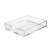 Caja Organizadora de Archivos de Acrílico Cuadrada de Lujo con Acabado Brillante, para Hogar, Escuela y Oficina, de Fábrica OEM