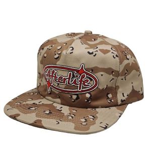 A <b>Frame</b> Snapback Custom <b>Embroidery</b> logo Snapback Cap Unstructured Vintage Flat Brim Hat - Product Image 3