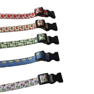 Amigo Nuevos productos para mascotas Serie de verano Collar para mascotas Coco y sandía hebilla de plástico bowknot collar de perro - Product Image 5