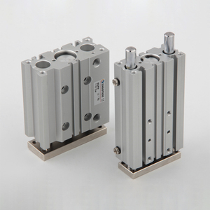 Cilindro Neumático <span class=keywords><strong>de</strong></span> Doble Acción con Guía Lineal <span class=keywords><strong>de</strong></span> Tres Ejes/Varillas MGPM - Product Image 4