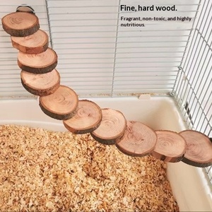 Scala per criceti, piattaforma per uccelli, struttura da arrampicata, giocattolo masticabile, accessori per l'organizzazione del terrario, diverse lunghezze, prodotto in Cina - Product Image 2