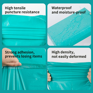 Sac d'emballage RUIQI vert clair basse tension, sac de transport en plastique anti-déchirure et anti-explosion pour chaussures et vêtements, sac d'expédition à bords renforcés - Product Image 3