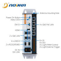 Ordinateur embarqué sans ventilateur avec châssis en aluminium, processeur I3/I5/I7/I9 10e/11e génération, 32 Go de DDR4, mini PC industriel en stock, boîtier M.2/mSATA, CE/FCC