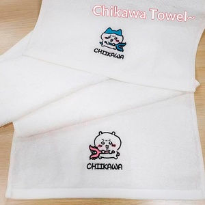 <span class=keywords><strong>Toalla</strong></span> Facial Personalizada <span class=keywords><strong>de</strong></span> <span class=keywords><strong>Kitty</strong></span> Pachapacha Chiikawa, Bordado <span class=keywords><strong>de</strong></span> Mejores Amigos, 100% Algodón Peinado, 16 Hilos, Súper Absorbente - Product Image 4