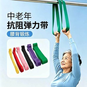 Bandes de résistance Teclet de force moyenne pour les exercices du dos et de la taille chez les personnes d'âge moyen et les personnes âgées, avec tensionneur élastique - Product Image 1