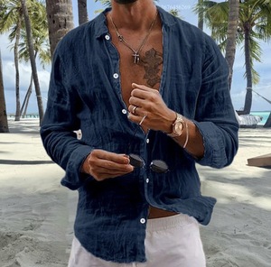 <span class=keywords><strong>Camicia</strong></span> Casual da <span class=keywords><strong>Uomo</strong></span> per <span class=keywords><strong>Spiaggia</strong></span> e Vacanza, Stile Hawaiano a Maniche Corte con Bottoni, Comoda da Indossare - Product Image 2