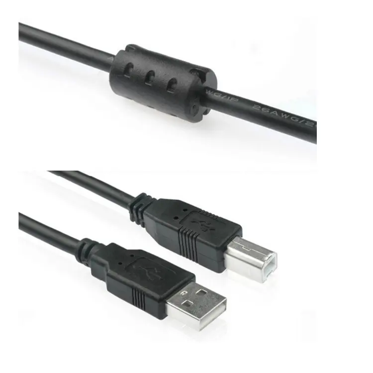 Wholesale Good Quality USB Printer Cable Usb Cable 1.5m Usb2.0 A Male To Usb B Male Print Cable For Printer