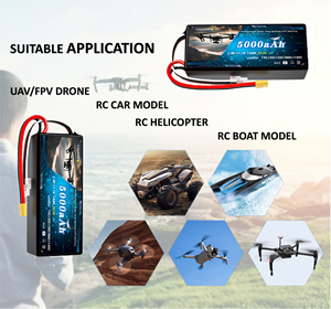 Tốt nhất RC Lipo bay không người lái pin 3S 11.1V 80C 5000mAh cho Traxxas x-maxx 8S 4WD RTR Quái Vật Xe tải cho Traxxas udr FPV Lithium Ion gói - Product Image 6