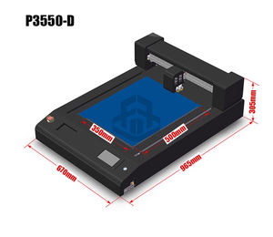 Máquina de Corte y Hendido de <span class=keywords><strong>Cama</strong></span> Plana de Doble <span class=keywords><strong>Cabezal</strong></span> 3550, Cortadora de <span class=keywords><strong>Vinilo</strong></span> para Hojas A3 y A4, Cortadora de Papel para Cajas, Plotter de Corte - Product Image 3