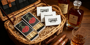 Fiammiferi Rettangolari Stampati Bicolore per Regali Clienti di Bar e Club, Confezione Personalizzata per Sigari e Whisky - Product Image 4