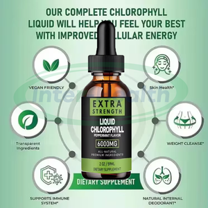 Gocce di Clorofilla Ausreson 500ml, Bevanda Liquida Biologica all'Ingrosso, Etichetta Privata - Product Image 2