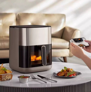 مقلاة هوائية كهربائية رقمية سعة 5.5 لتر بقوة 1350 واط مع شاشة LCD متعددة الوظائف سهلة التنظيف ووعاء غير لاصق - Product Image 4