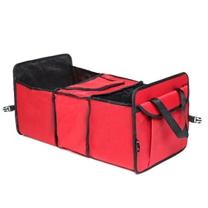 Insulated Cooler Bag <b>Large</b> Oxford Cloth <b>Storage</b> Car <b>Trunk</b> Organizer Red Black Blue General Use - Product Image 2