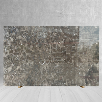 Vente en gros OEM/ODM Carrelage de sol Panneau mural en dalle de marbre aspect or brun Carrelage mural à bas prix pour la décoration de la maison