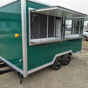 Remorque alimentaire mobile entièrement équipée sur mesure avec cuisine commerciale pour la vente de nourriture de rue en extérieur - Product Image 1