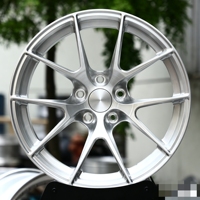 Jantes forgées concaves personnalisées VS-5RS, finition argent brossé, légères, pour voitures de course Corvette C6 C8 Z06 Corvette C7 Stingray Z51 ZR1
