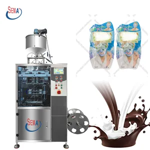 Emulsification Mixer Fully Automatic Multifunction Fast Speed Large Vertical Sachet Bgging Weighing And Packaging Machine