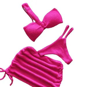 Bulk-buy OEM & ODM 2021 Wholesale Swimwear Blank Sexy C String Ruffle Thong  Bikini price comparison