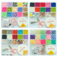 Kit de Fabricación de Joyas para Mujer, Cuentas de Vidrio con Accesorios para Hacer Aretes, Collares y Pulseras