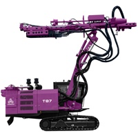 Equipo de Perforación de Roca Dura con Martillo Superior, Máquina Perforadora de Minería sobre Orugas