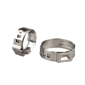 Hochwertige Einzelohr-Schlauchklemme, Verstellbarer Edelstahl-Rohrclip, <span class=keywords><strong>Auto</strong></span>-/Sanitär-Befestigung - OEM Anpassbar - Product Image 1
