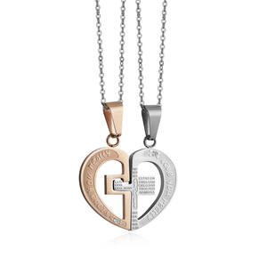 Collar de Barra de Acero Inoxidable <span class=keywords><strong>con</strong></span> Nombre Grabado e Inicial Estampada Personalizada para Mujer, Elegante Colgante <span class=keywords><strong>con</strong></span> Cristal - Product Image 1