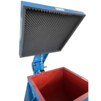 Machine de polissage vibratoire carrée à couleur personnalisée pour le finissage des collecteurs d'échappement