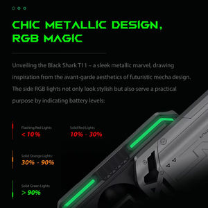 Nuevos Auriculares Bluetooth BlackShark T11 Versión Global con Iluminación RGB, 30 Horas de Duración de la Batería, Bluetooth 5.3 - Product Image 3