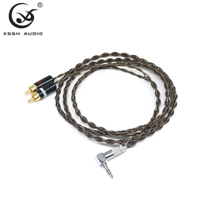 Câble adaptateur audio-vidéo YIVO XSSH HIFI 3,5 mm vers 2 RCA, fil d'extension en cuivre pur OD3,8 mm <span class=keywords><strong>pour</strong></span> guitare, mixeur, haut-parleur, <span class=keywords><strong>casque</strong></span> - Product Image 2