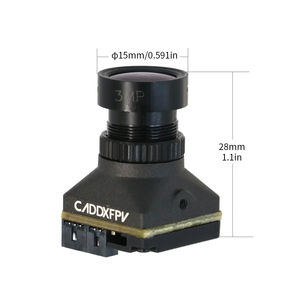 Caddx Ratel Pro 1500tvl Bsi Sensor Pal/Ntsc 2.8Mm Ultralichte Fovd Ntsc/Pal Cmos Fpv Sterlicht Nachtzicht Fpv Camera-Zwart - Product Image 2