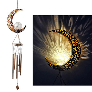 Lampes solaires LED en forme de colibris et de papillons volants, étanches IP65, décorations de jardin en métal à suspendre et carillons éoliens - Product Image 2