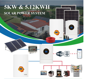 ระบบพลังงานแสงอาทิตย์แบบไฮบริด10kwh 6KW 3kW <span class=keywords><strong>5KW</strong></span> ชุดจัดเก็บพลังงานแบบกริดแบตเตอรี่ลิเธียมใช้ในบ้านแบบสมบูรณ์ - Product Image 2