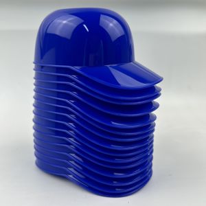 कस्टम खाद्य ग्रेड BPA मुक्त रंगीन आइसक्रीम कटोरा मिनी प्लास्टिक बेसबॉल हेलमेट नाश्ता टोपी नाश्ता कटोरा आइसक्रीम कटोरा - Product Image 5