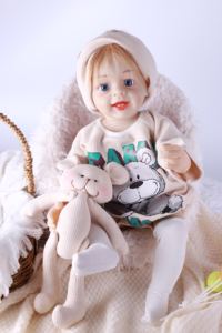 Muñeca de Navidad de Estilo Nuevo 2026, Muñeca Reanimada con Traje de Gateo, Material de Vinilo, Estilo de Dibujos Animados para Accesorios de Muñecas - Product Image 3