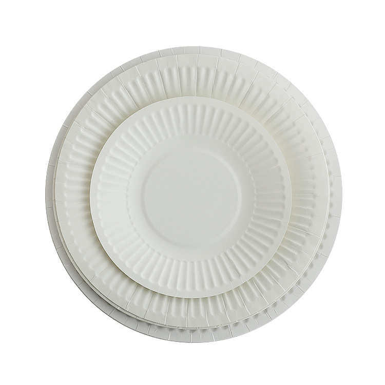 High Quality Disposable Paper Cake Plates and Bowls Eco-Friendly Wholesale Supplies for Parties and Birthdays Cheap